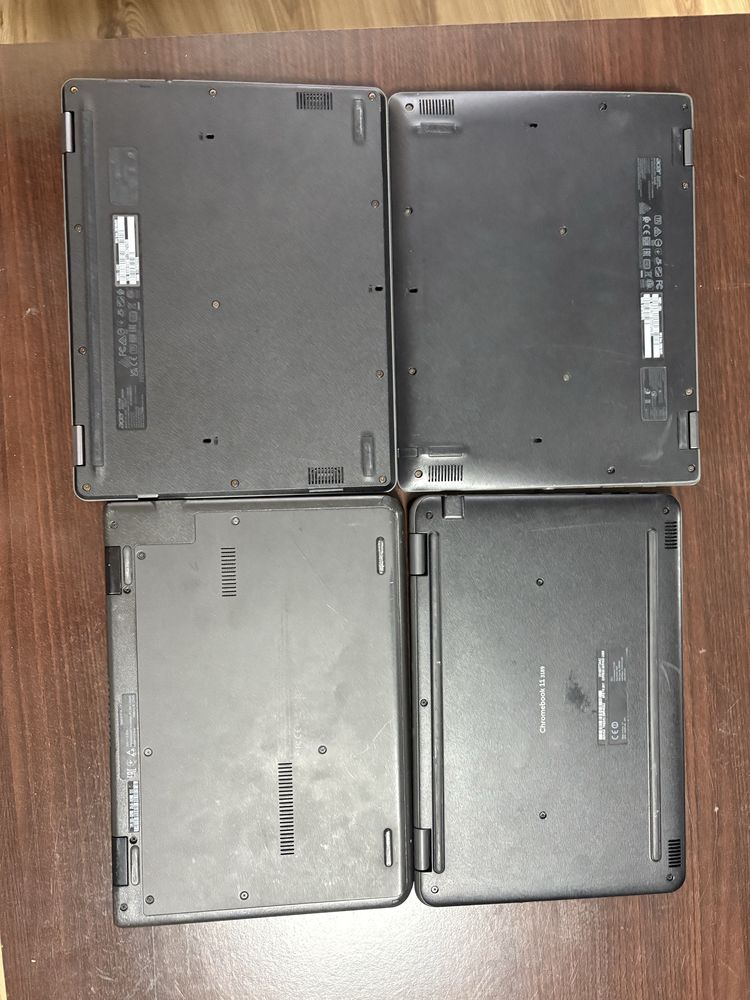 4 chromebooki acer dell lenovo