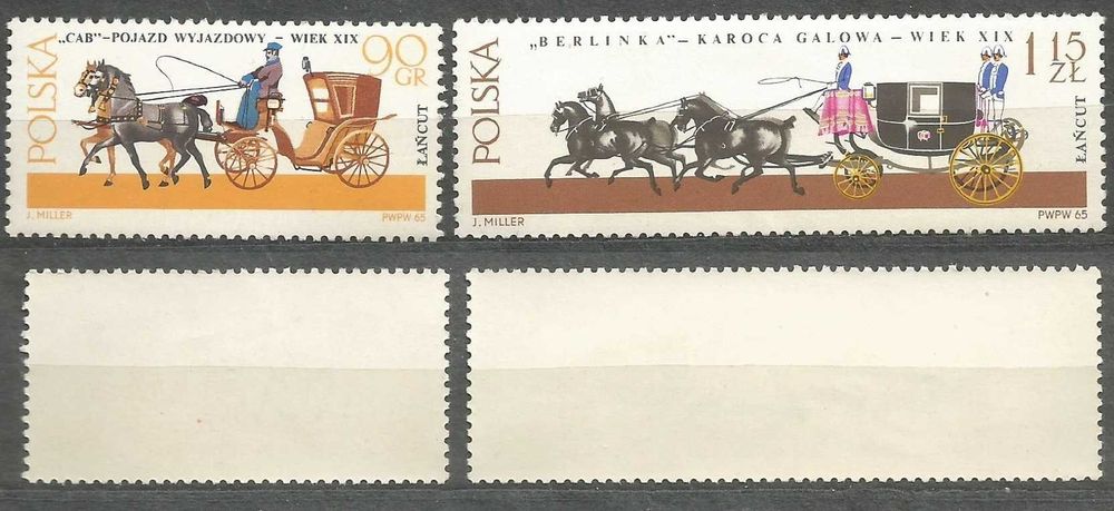 Seria: Dawne pojazdy konne FI 1495 – 1503 stan** 1965 r.