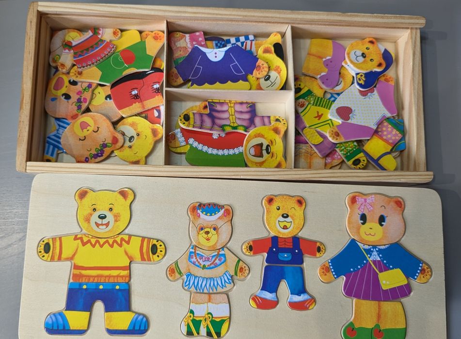 Детские деревянные игры, пазл, дитячі дерев'яні іграшки