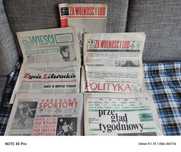 Stare gazety czasopisma, tygodniki PRL