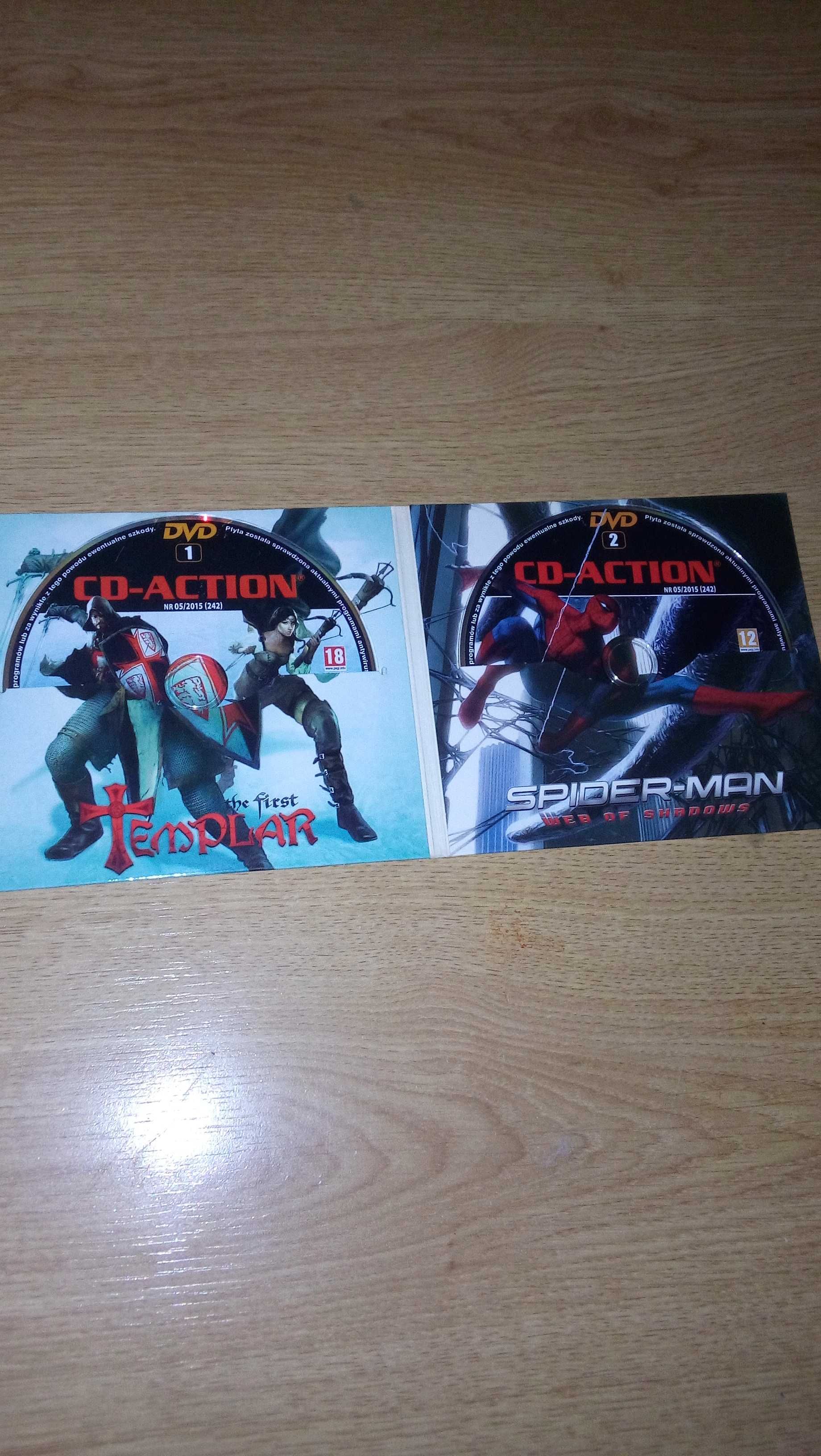 Spiderman, The First Templar, Vampire, 3 gry PC, DVD-Rom