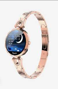 Smartwatch damski gold.