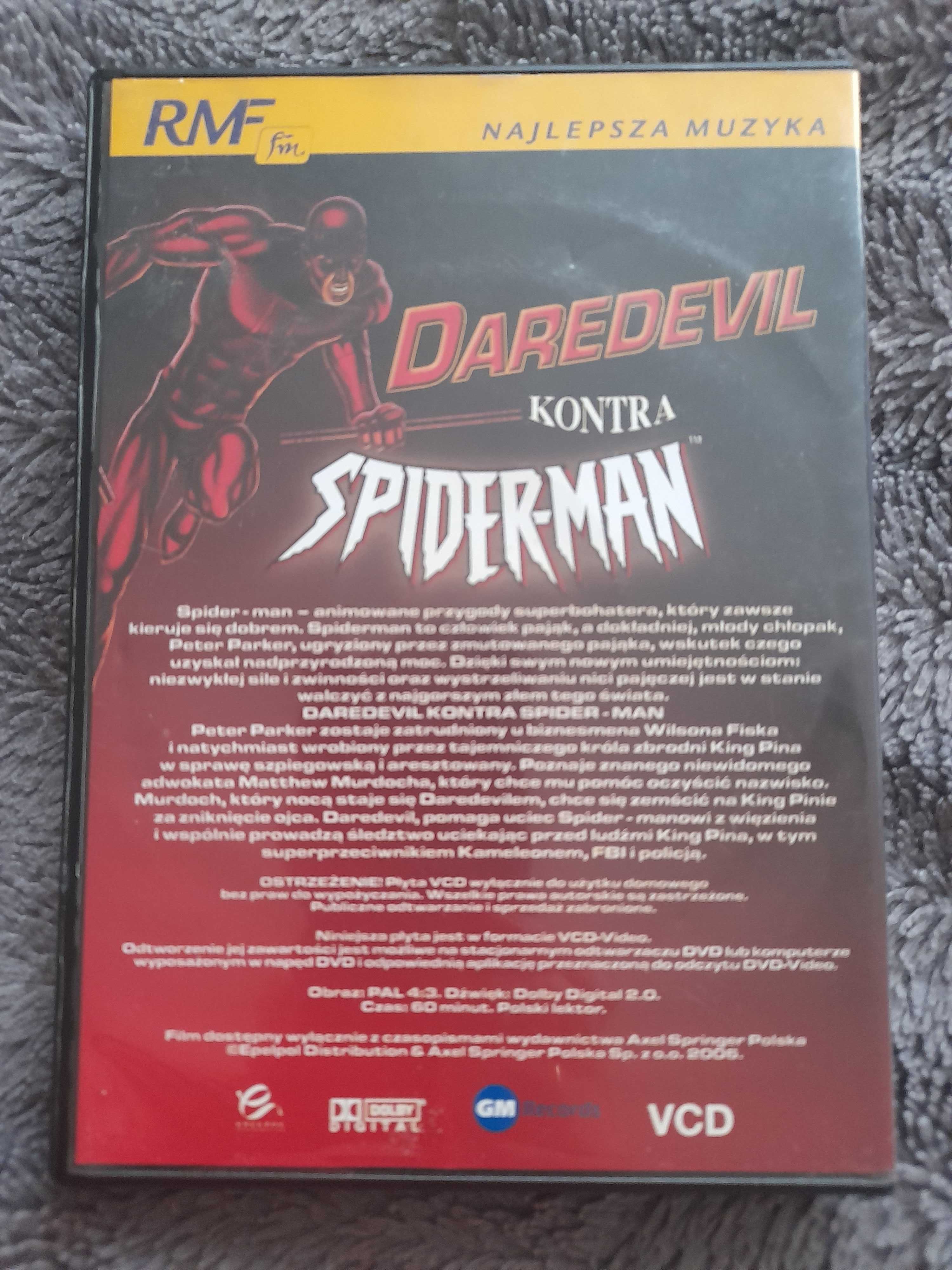 Film daredevil kontra spider-man płyta VCD