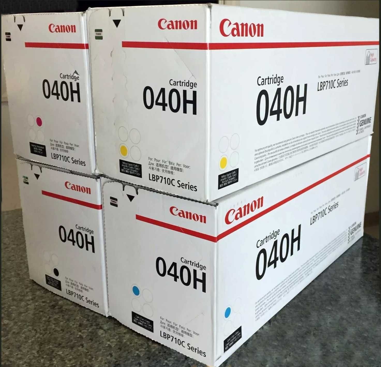 Картриджи CANON 719H 724H 040H 041H 052H 055H ОРИГІНАЛ