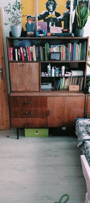 Kredens z barkiem PRL, lata 60.