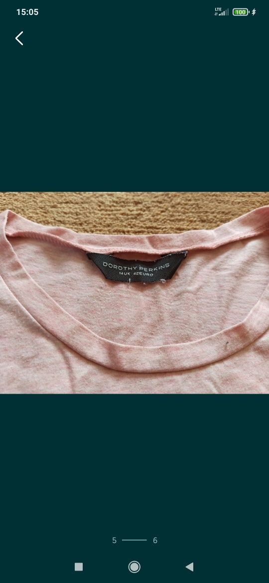 T-Shirt damski różowy (rozm.L)