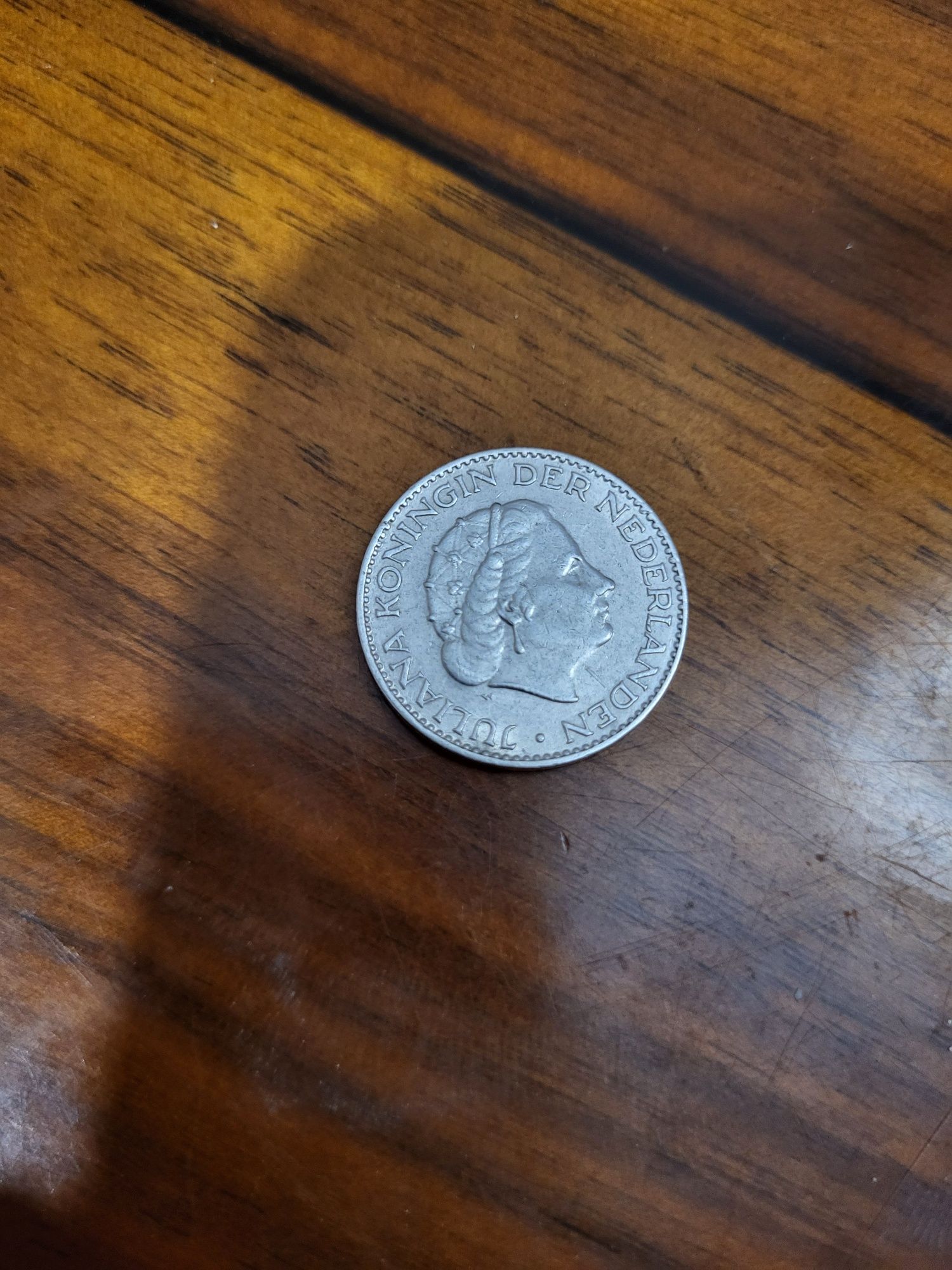 Srebrna moneta 1 Gulden Nl 1955