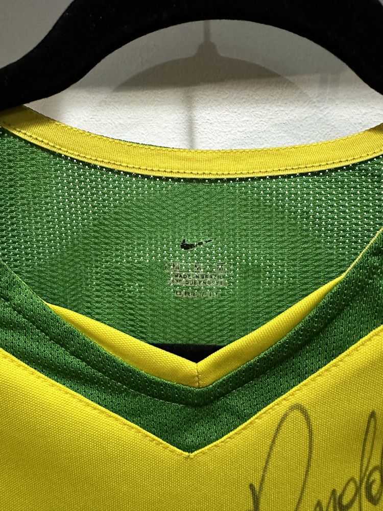 Koszulka Nike Brazylia 2004 Total 90 Autografy Ronaldo Ronaldinho