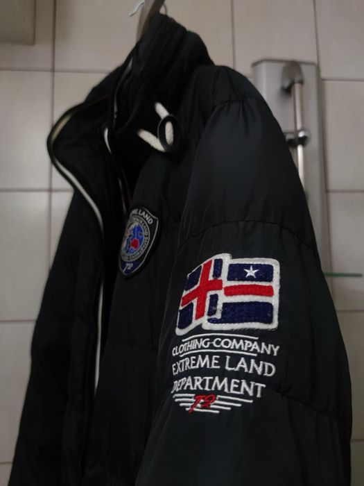 Kurtka płaszcz L Xtreme land field płaszczyk materiałowy męski zarny s