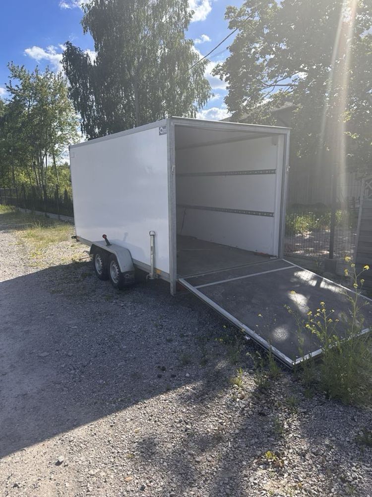 Przyczepa cargo furgon 400x200x190 trap+drzwi boczne 2023