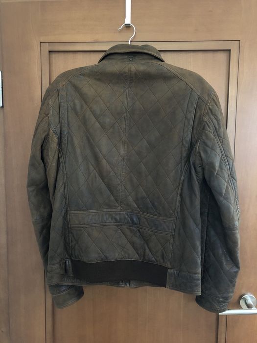 Skórzana kurtka Massimo Dutti