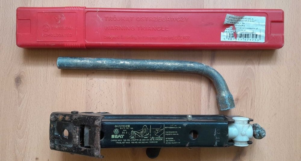 Lewarek podnośnik komplet