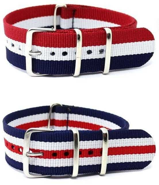 Pasek do zegarka NATO nylonowy 18mm 20mm 22mm nylon strap parciany
