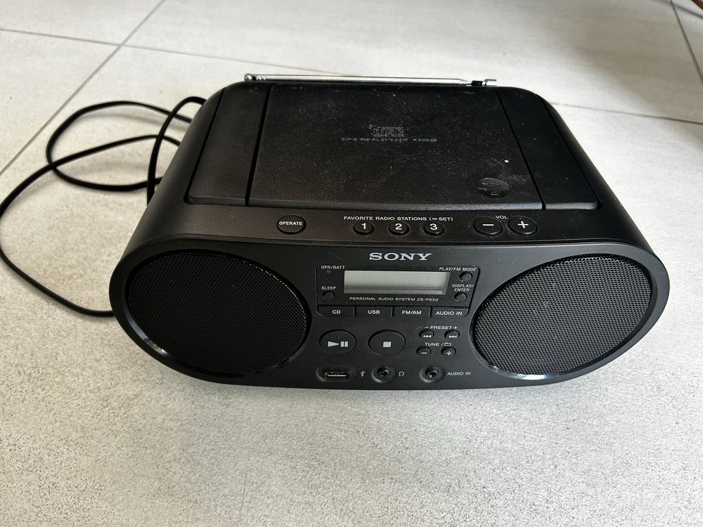Radioodtwarzacz SONY ZSPS50 radio cd usb