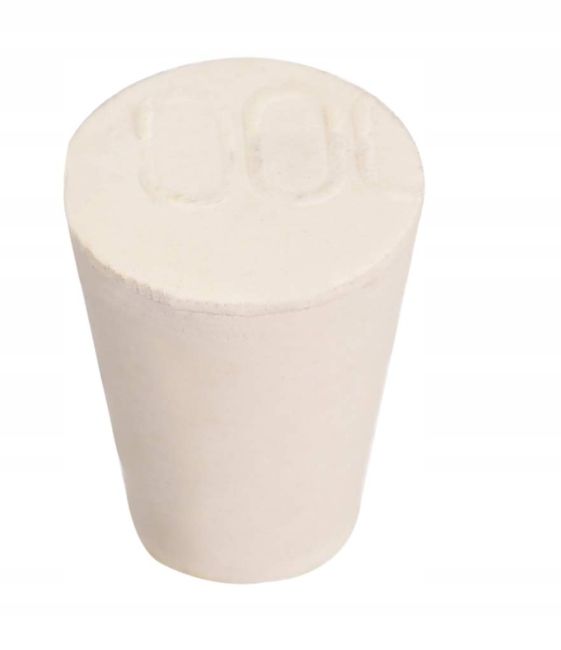 Stożkowa gumowa zatyczka do probówek laboratoryjnych O wysokiej 10 szt