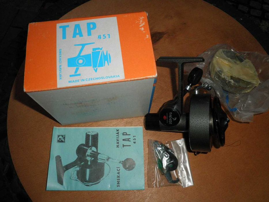 kołowrotek TOKOZ TAP 451 czechosłowacki zabytek kolekcjonerski