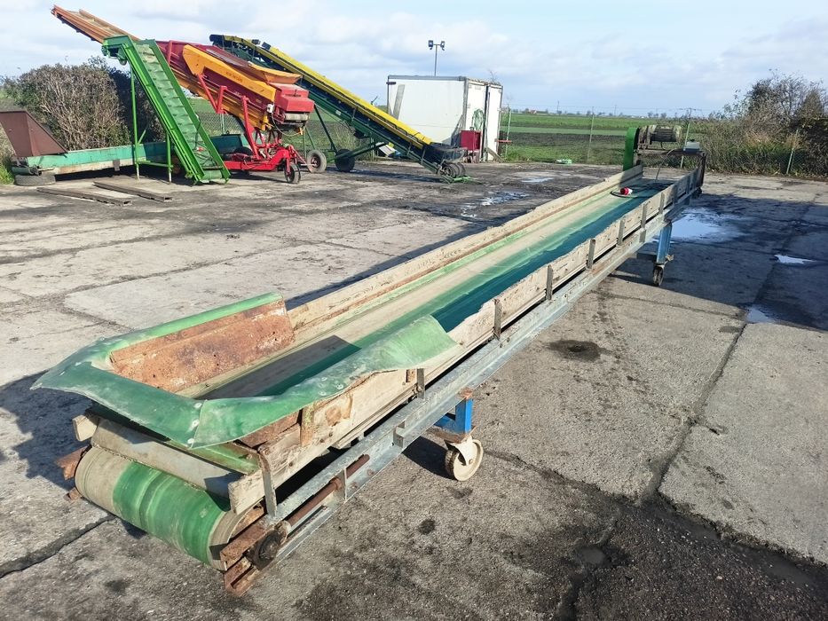 Taśmociąg , taśmociągi 5m,7m,8m.9m 8sztuk na placu