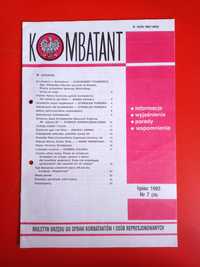 Kombatant, biuletyn, nr 7/1993, lipiec 1993