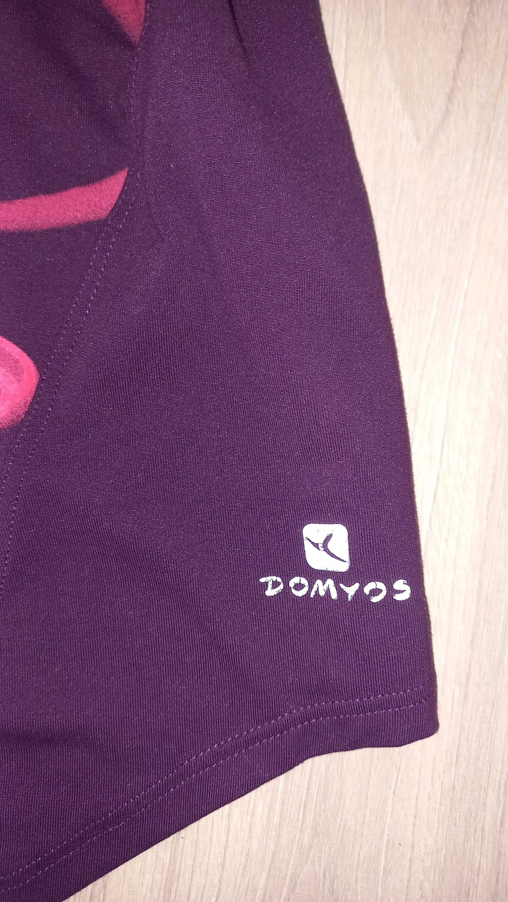 domyos koszulka fitnes decathlon 36 34 xs s 38 m oversize