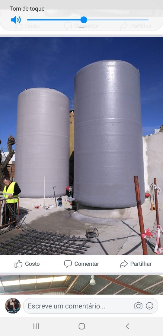 Depositos de agua de rega varios m3