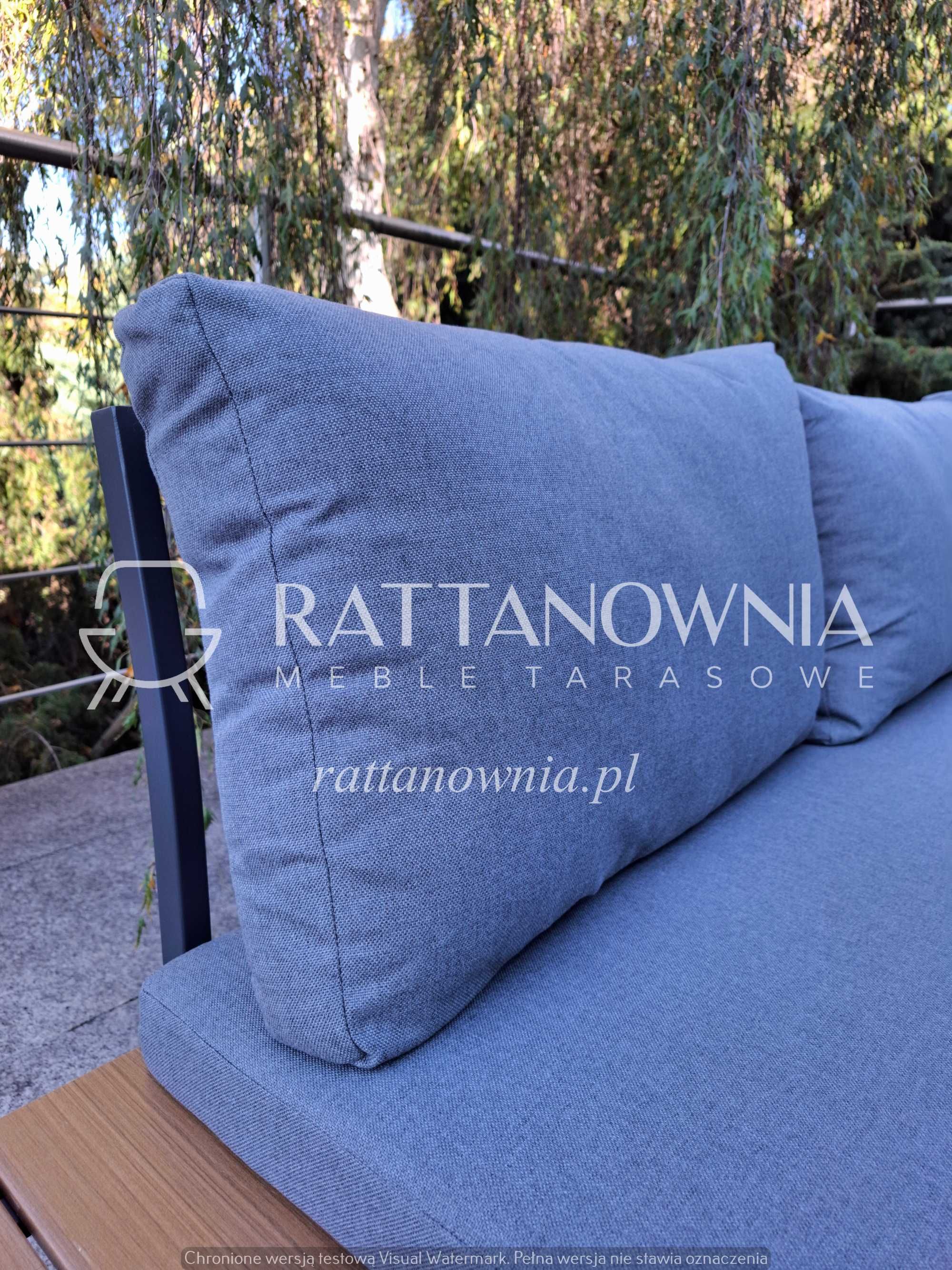 Narożnik Modułowy Aluminiowy Ogrodowy Nowoczesny Zestaw Wypoczynkowy