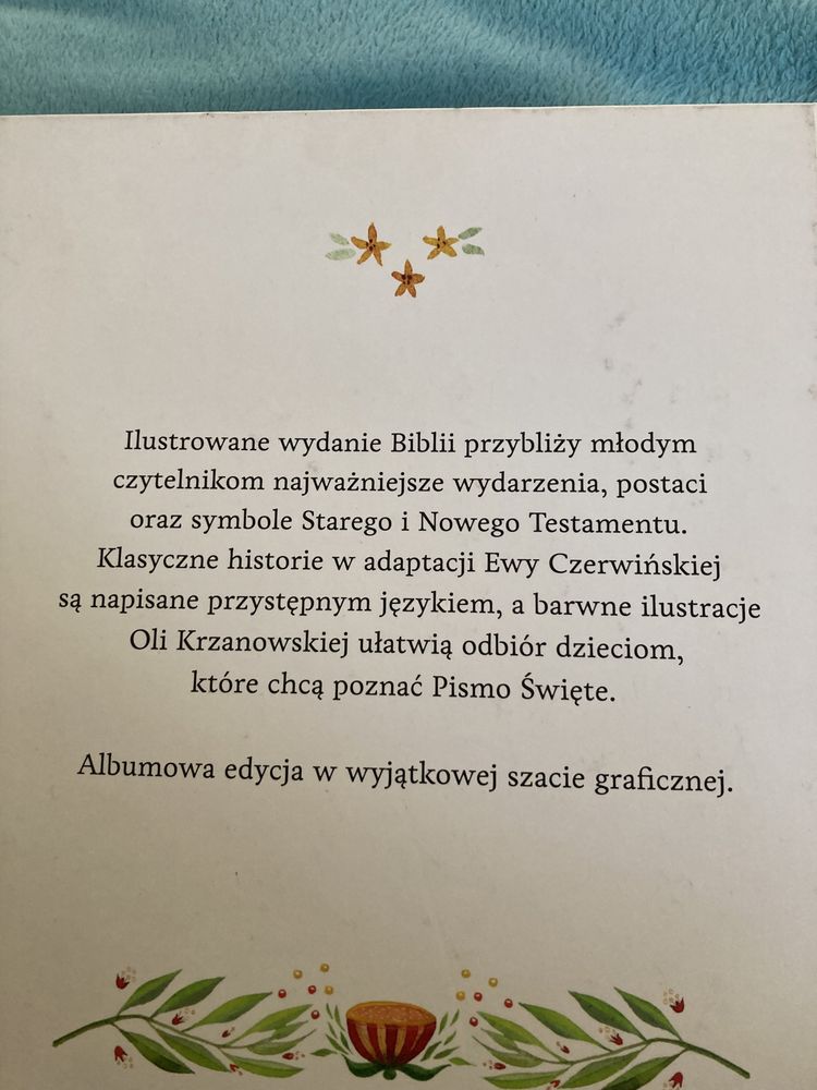 Biblia dla dzieci/prezent komunia