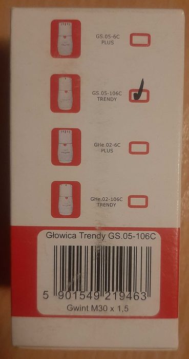 VARIO TERM TRENDY - głowica termostatyczna