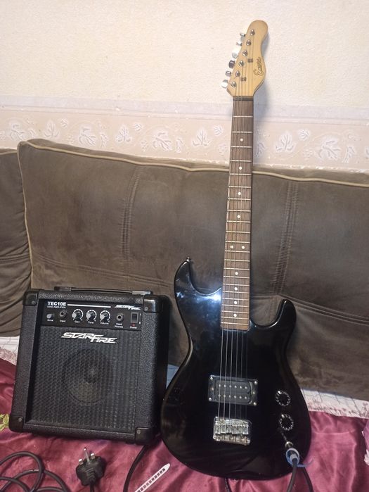 Електрогітара 7/8 + комбік , для початківців можна окремо