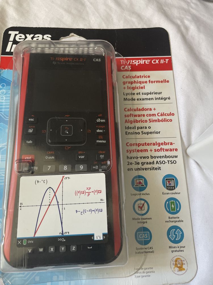 Maquina de Calcular Gráfica TEXAS TI-NSPIRE CX CAS II-T