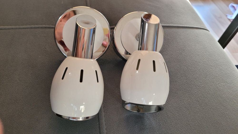 Reflektorek ścienny Colors Biały. 2 sztuki.