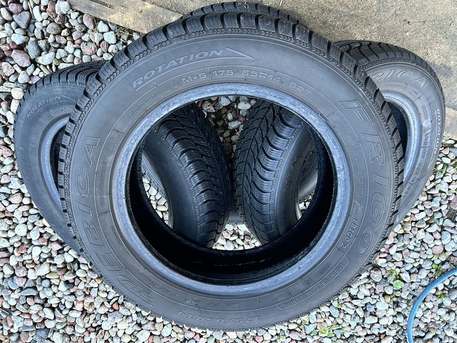 Opony zimowe Dębica frigo 175/65/r14 6,5-7,5mm Dobry stan