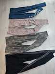 Zestaw 4 szt legginsy Cool club panterka, czarne, granatowe