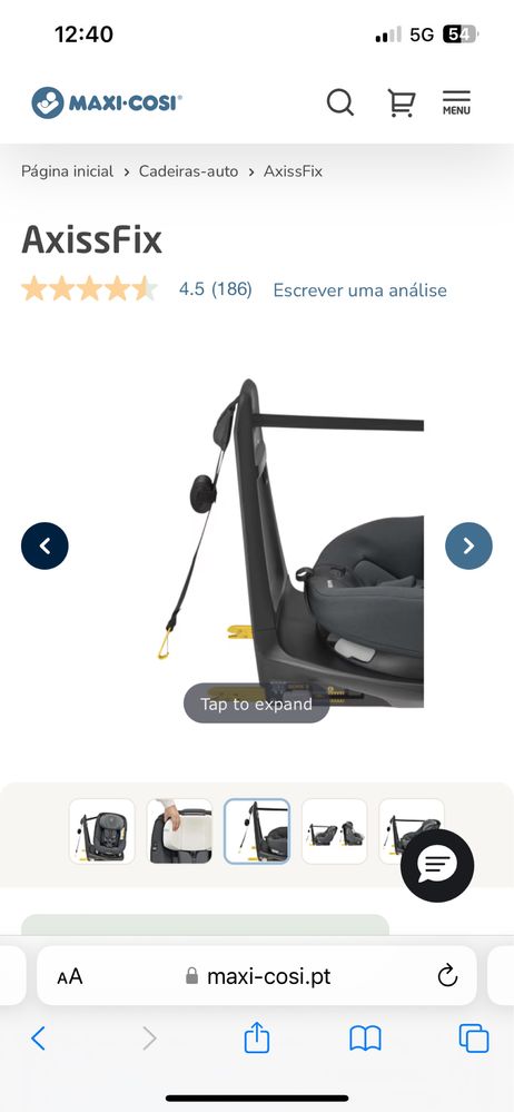Cadeira Auto Bébé Confort AxissFix 3