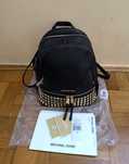 Michael Kors oryginalny plecak Rhea Zip z ćwiekami