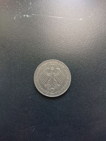 Moneta marka 2 marki niemcy rfn 1986