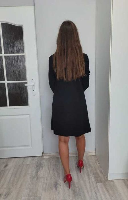 Czarna sukienka S, reserved