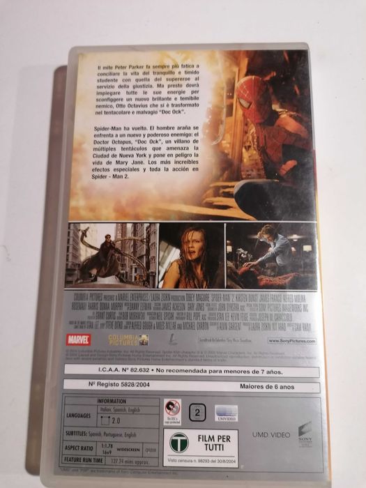 Psp filme spider man 2