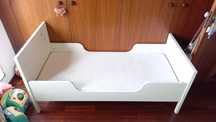 Cama Criança IKEA (160x70) (em madeira) + Colchão + Estrado