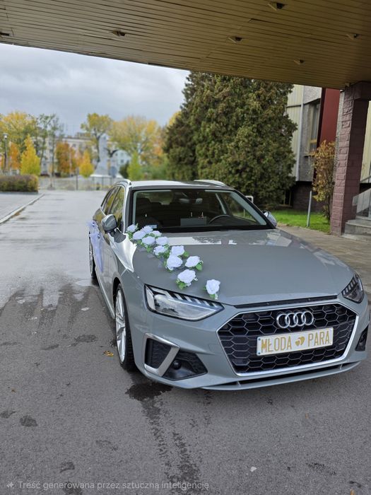 Samochód / auto do ślubu Audi A4