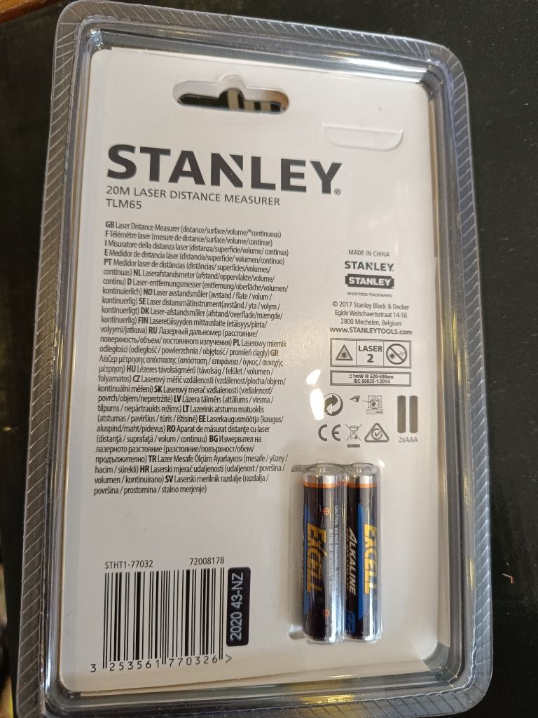 Medidor laser Stanley 20m