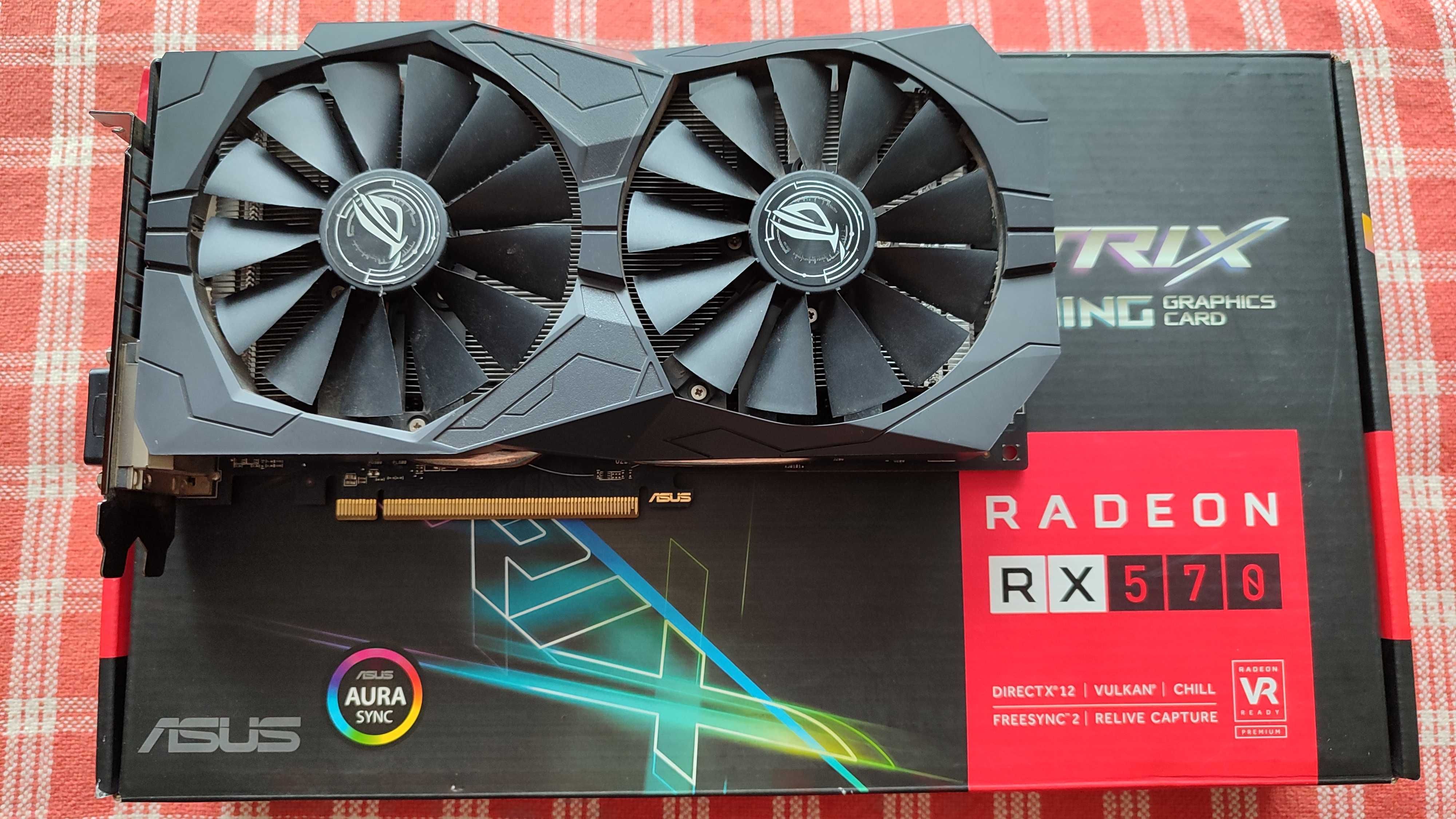 Відеокарта ASUS AMD Radeon RX 570 4Gb Rog Strix