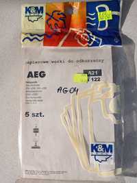 Worki papierowe AEG typ AG04