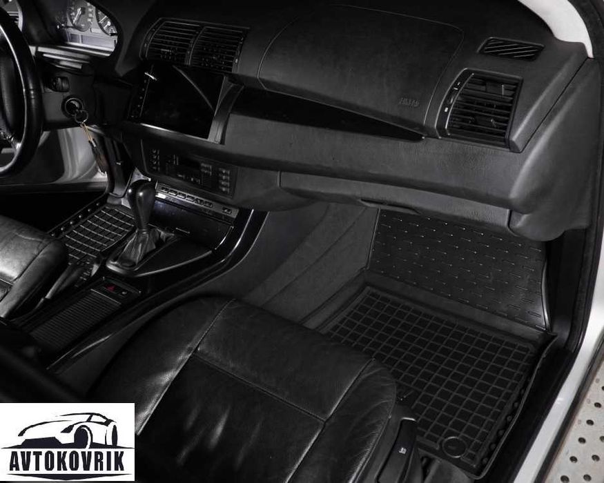 коврики BMW E90 F10 E70 E53 F15 G30 F25 E39 F30 Avto Gumm в салон