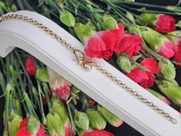 NOWA ZŁOTA BRANSOLETKA 2,97 GR. Pr: 333 roz. 19 Komis Redi *PROMOCJA*