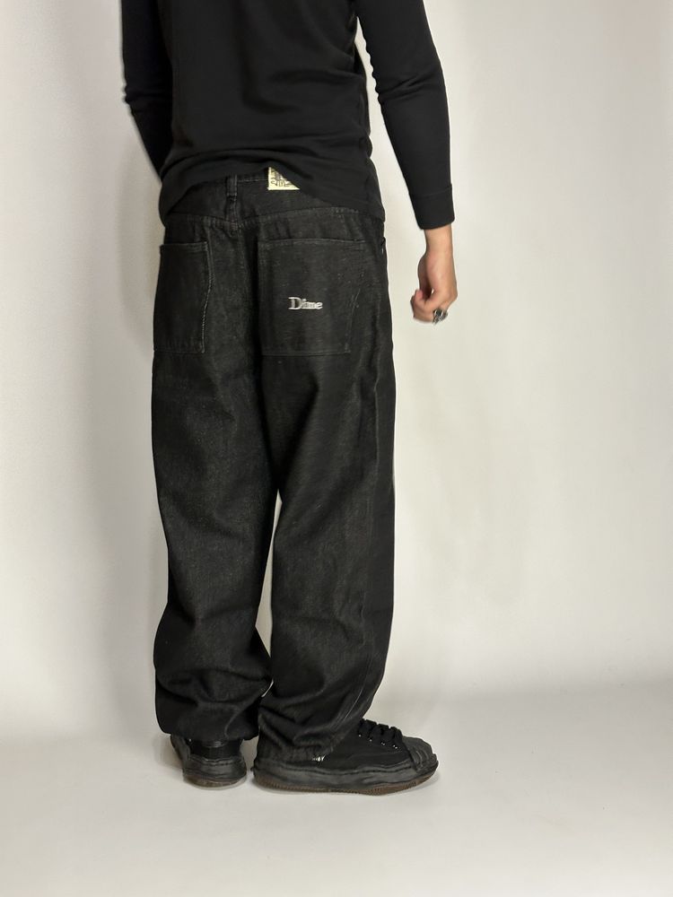 Dime baggy jeans sk8 faded дайм джинси джинсы широкие синие черные M L