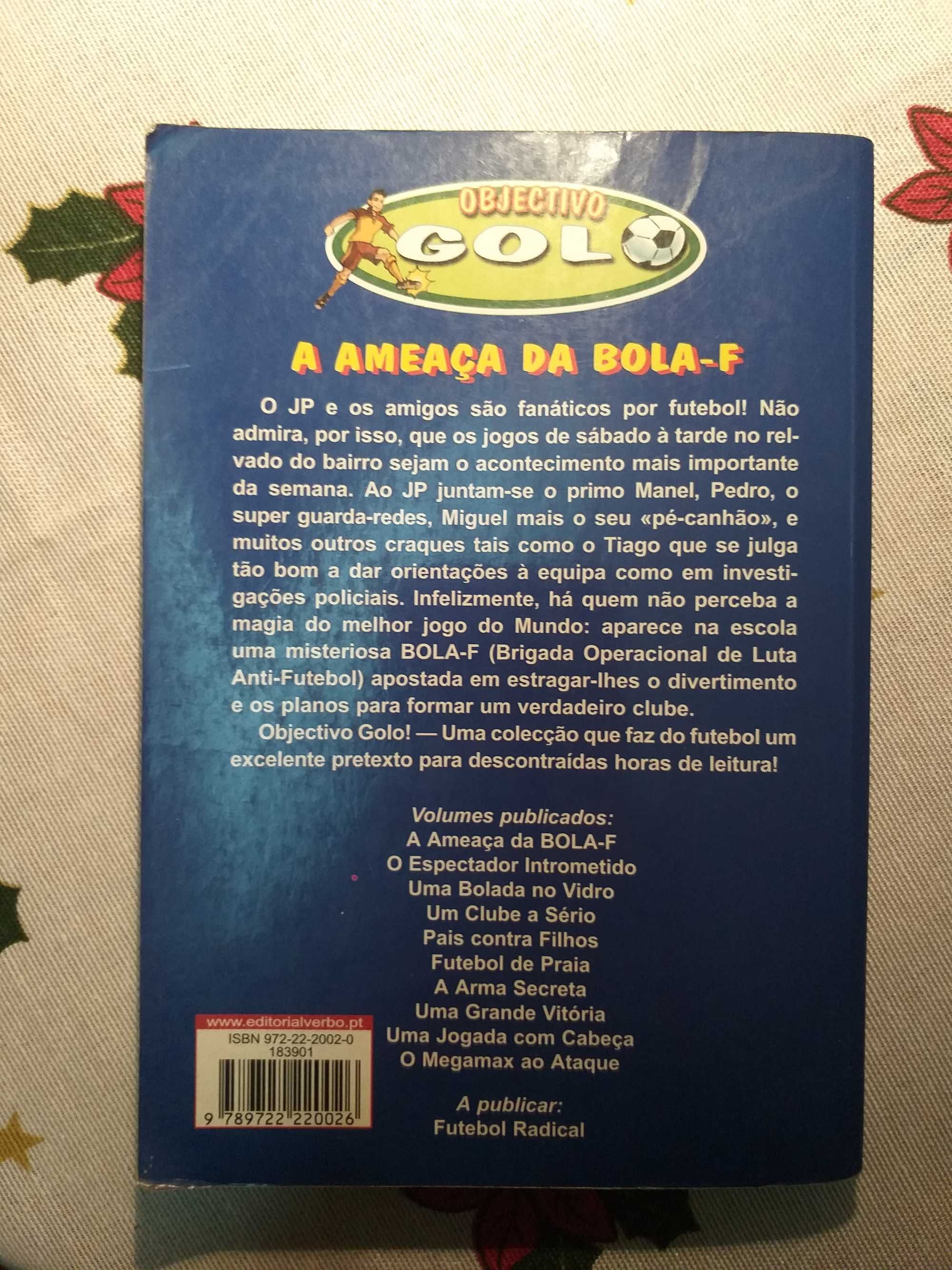 Livro "A Ameaça da Bola-F" de Nuno Magalhães