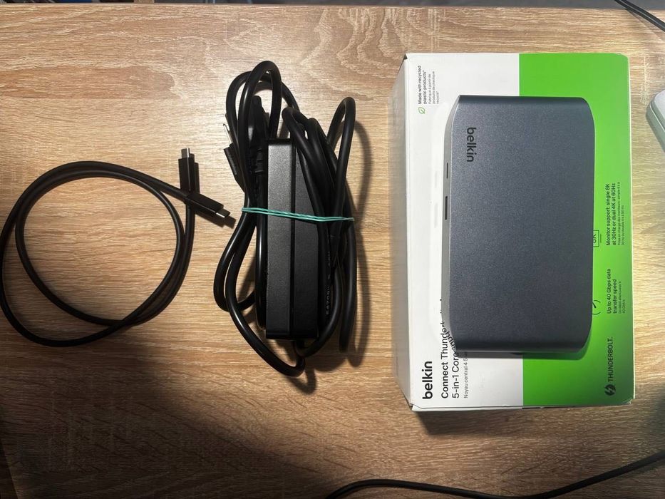 Док-станція Belkin Thunderbolt 4 5-in-1 Core Hub для Mac або ПК