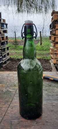 Stara butelka szklana 1L