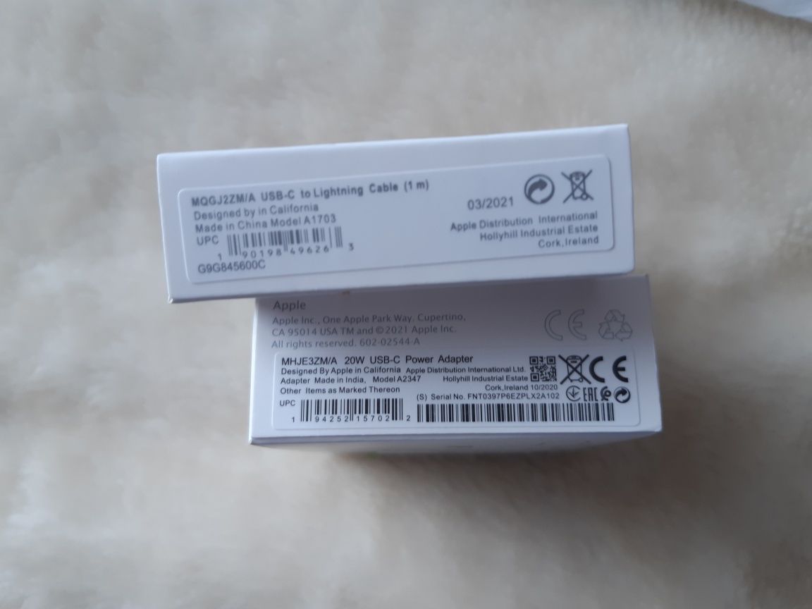 USB-C 20W Power Adapter Kabel USB-C to Lightning NOWY