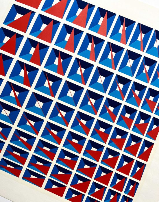 Serigrafia de Artur Rosa 1972 Emoldurada